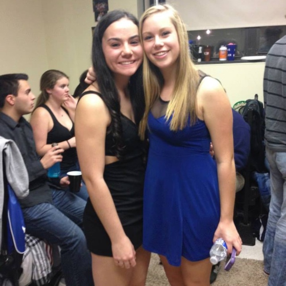 Sapphire skater dress