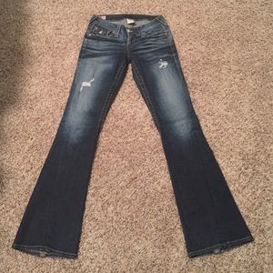 $Sold$ True Religion "Joey" low rise flare jeans