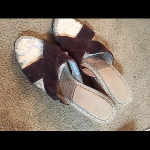 UGG wedge sandals