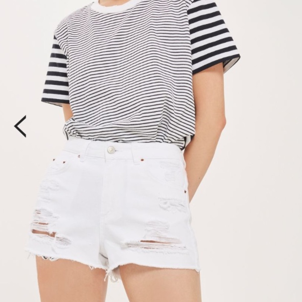 Brand New Topshot Moto Mom Shorts.