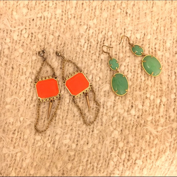 Pair of funky earrings