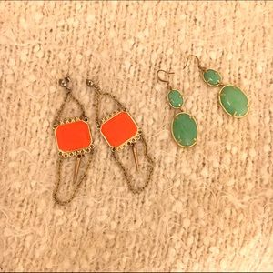 Pair of funky earrings