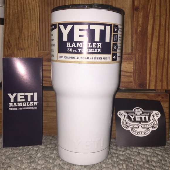 Authentic yeti 30 oz rambler