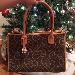 Dooney & Bourke, authentic, canvas tote bag