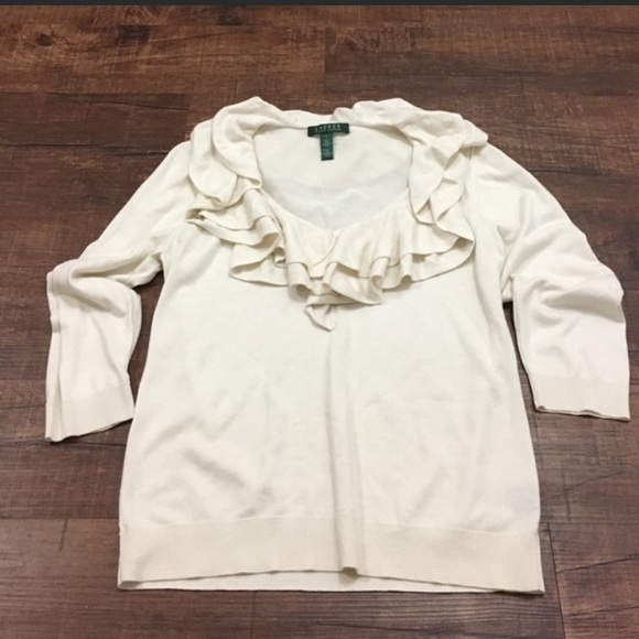 Reposhed XL Ralph Lauren B neck Top; runs small