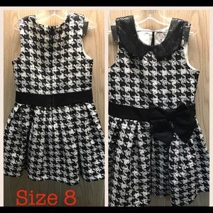 Black and White Girls Dress.