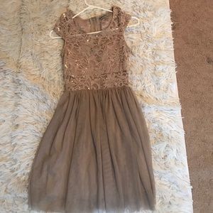 Gold sparkly dress