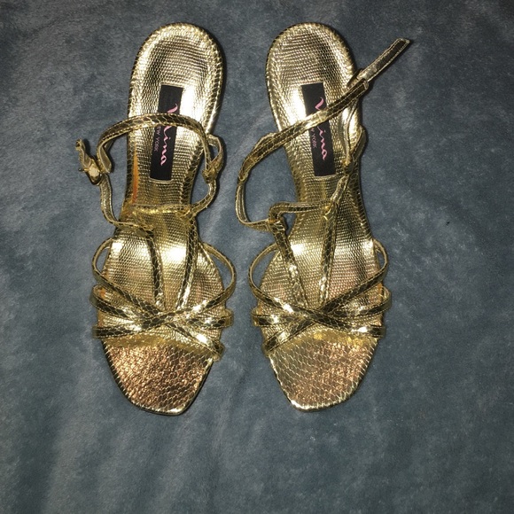 Gold heels