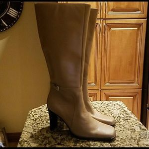 New! Camel/Tan Genuine Leather boots