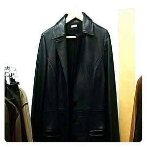 Reformation small edgeware black cowhide leather