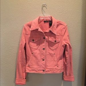 Peach Jean Jacket