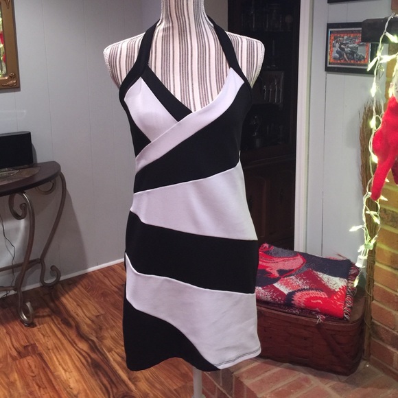 Cute Black and White Dress