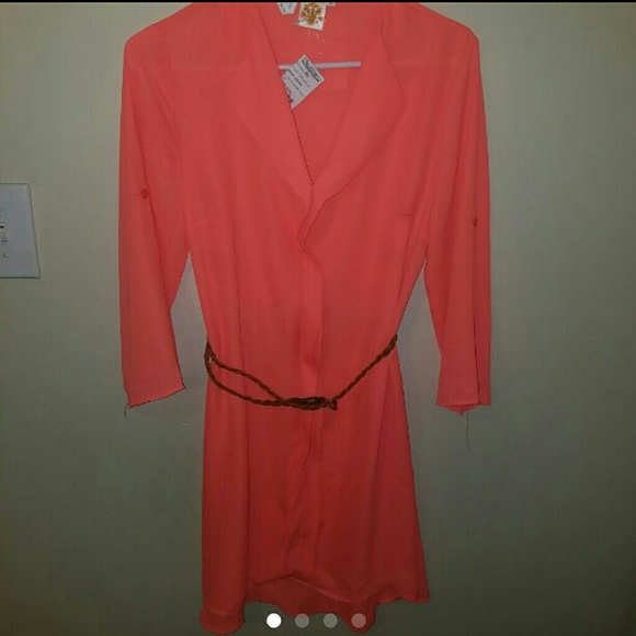 NWT Tunic Dress w/ removable belt - Picture 1 of 4