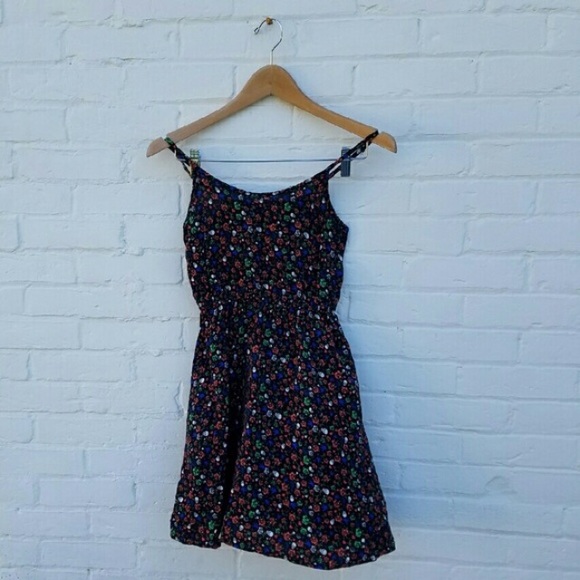 H&M Dresses & Skirts - *CLOSING MONDAY* Divided Floral Skull Dress