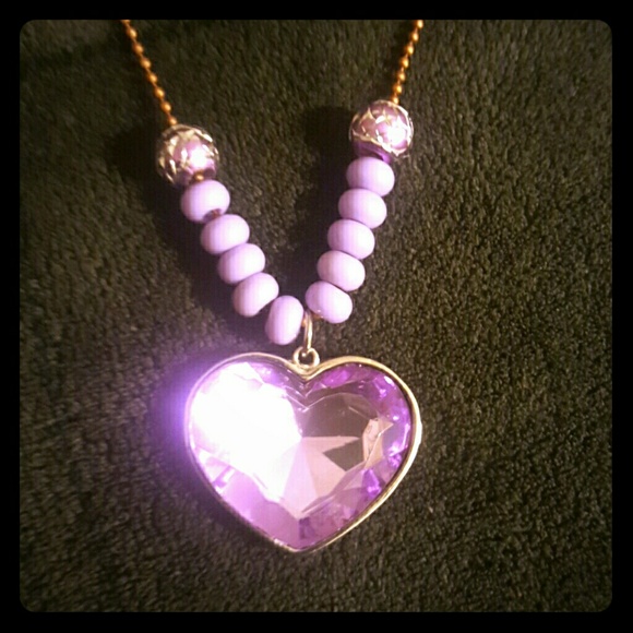Purple Heart necklace