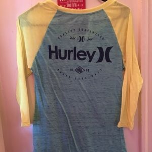 Hurley baseball t