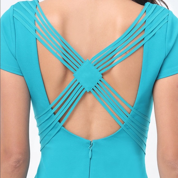 💙Brand NEW Bebe Turquoise Midi Dress!💙