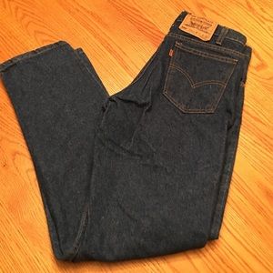 NWOT Levi 550 Orange Tab Relaxed Fit Tapered Leg