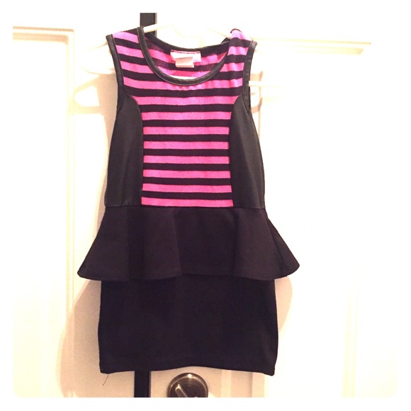 Cute peplum dress for your little fashionista.🙌🏼