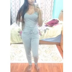 Gray Jumpsuit