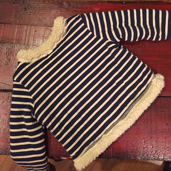 Lands end girls Sherpa reversible cardigan 4 /5 - Picture 3 of 4