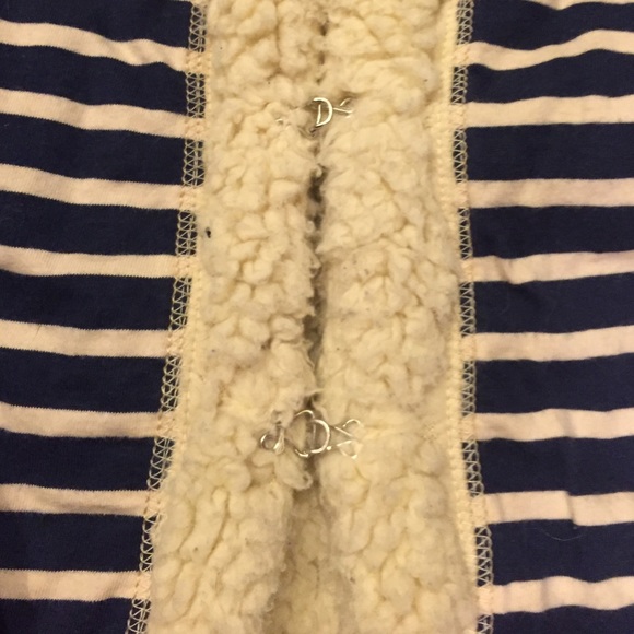 Lands end girls Sherpa reversible cardigan 4 /5 - Picture 4 of 4