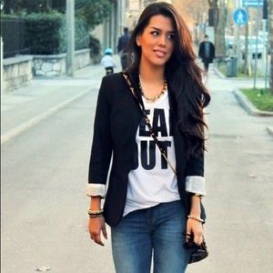 Black banana republic blazer size 4