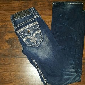 Dark wash Rock Revival  jeans
