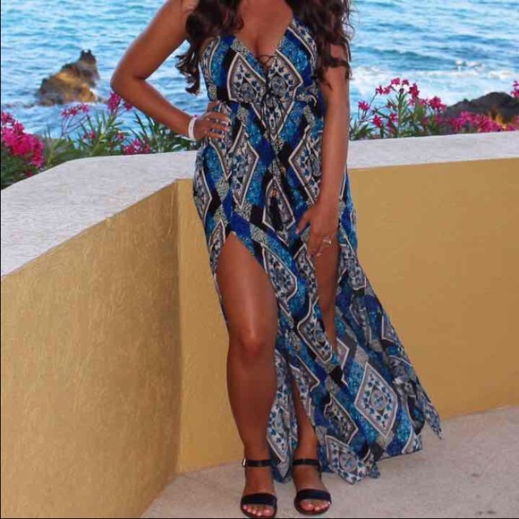 Maxi floral dress