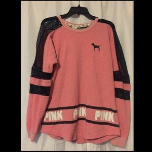 Victoria secret PINK mesh sweatshirt