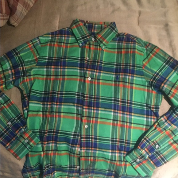 Men's polo flannel button up. NWOT