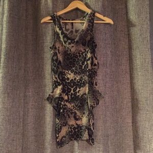 Cheetah print dress!!