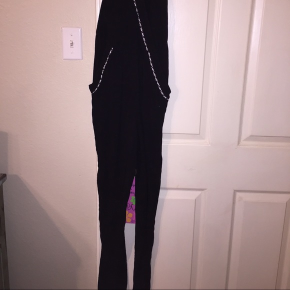 Black skinny leg jumpsuit - Picture 2 of 2