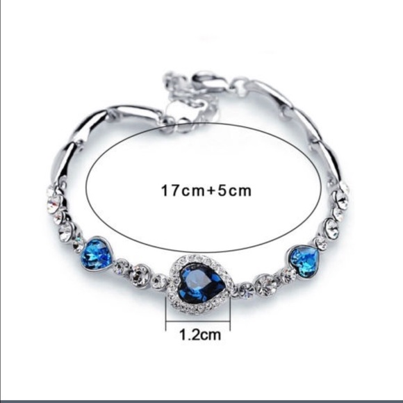 Crystal Rhinestone Bangle Gold and pink Bracelet - Picture 2 of 3