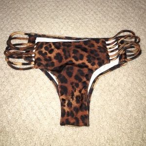 Cheetah print bikini bottom