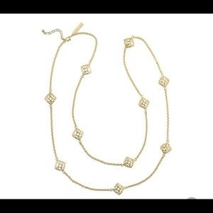 Kendra Scott Nemera Long Necklace in Gold