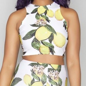 Rue 107 Kiss Crop Top Lemonade 🍋