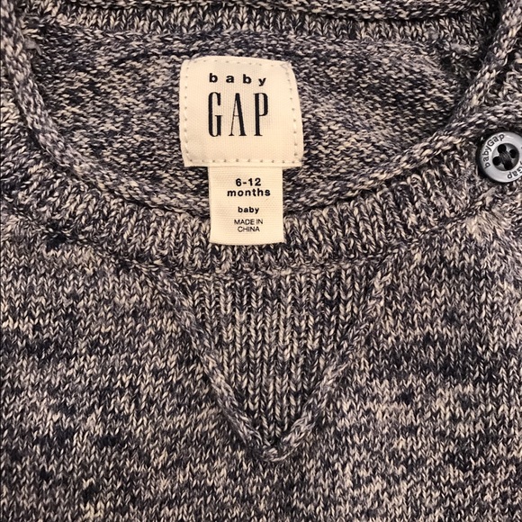 🩵SOLD🩵Baby Gap Marled Sweater One Piece - Picture 3 of 4