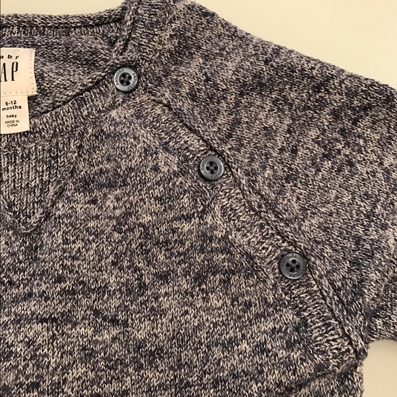 🩵SOLD🩵Baby Gap Marled Sweater One Piece - Picture 4 of 4
