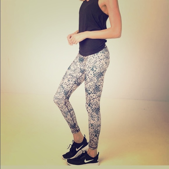 DYI tan leopard crop pants