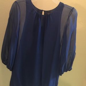 Vince Large Navy silk Shirt
