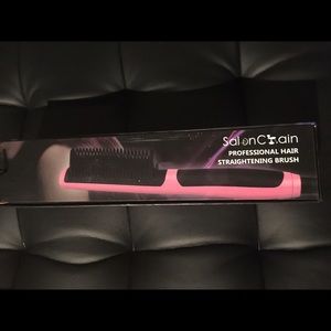 Professional hair straightening brush