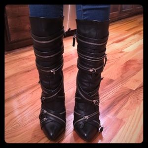 Zigi Girl Easy Rider Black Boots