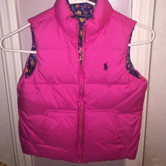 Girls Ralph Lauren vest / never worn! Reversible