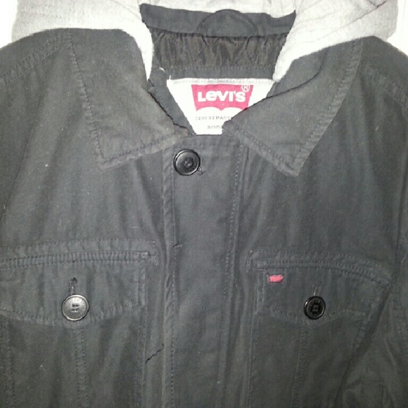 Levis Black Outerwear