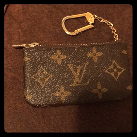 Authentic Louis Vuitton Canvas Monogram Key Pouch