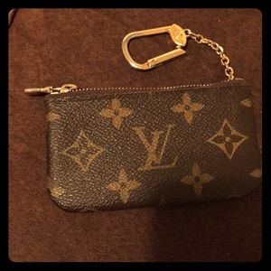 Authentic Louis Vuitton Canvas Monogram Key Pouch