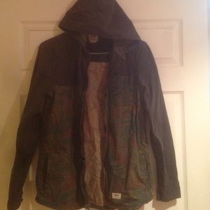 Floral Vans Zip Up Hoodie