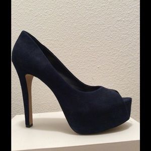 Size 11 Jessica Simpson Navy Blue Suede