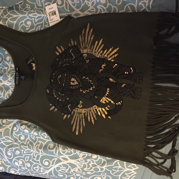Olive green crop top